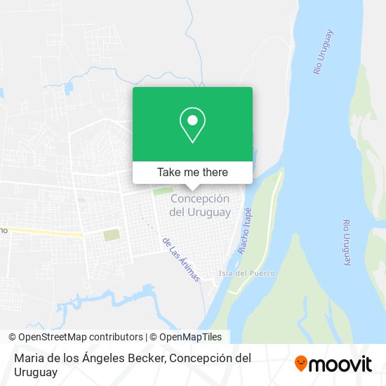 Mapa de Maria de los Ángeles Becker