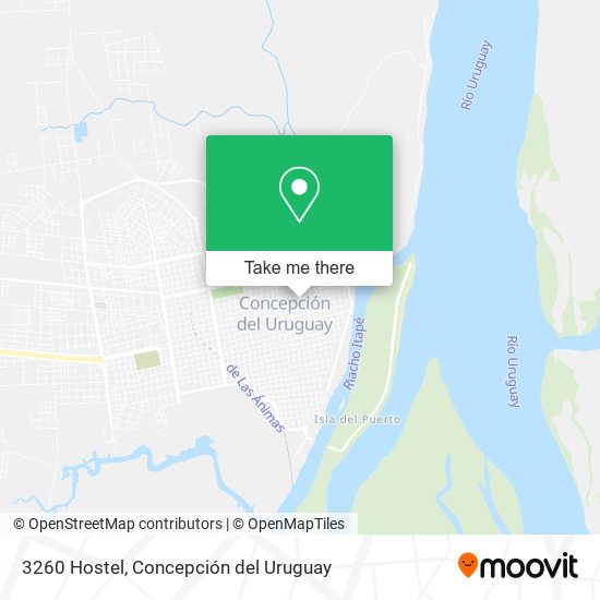 3260 Hostel map