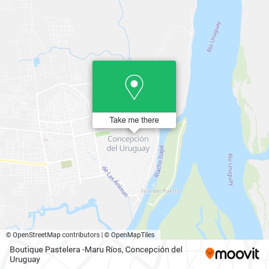 Boutique Pastelera -Maru Ríos map