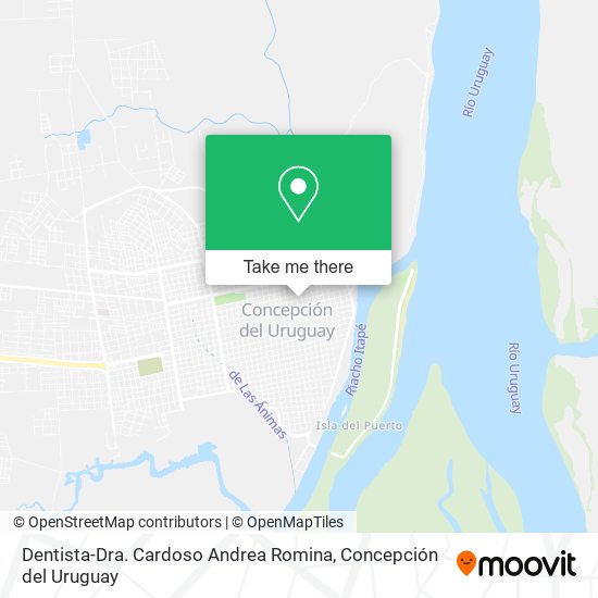 Dentista-Dra. Cardoso Andrea Romina map