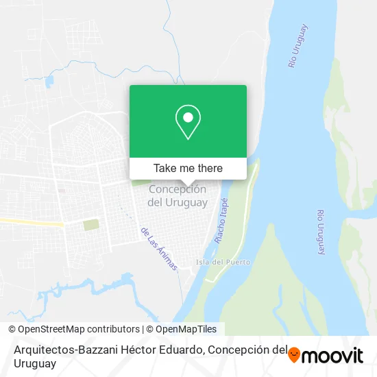 Mapa de Arquitectos-Bazzani Héctor Eduardo