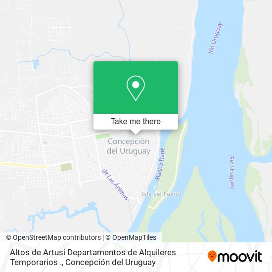 Altos de Artusi Departamentos de Alquileres Temporarios . map