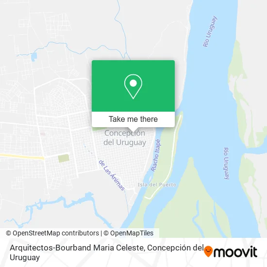 Mapa de Arquitectos-Bourband Maria Celeste