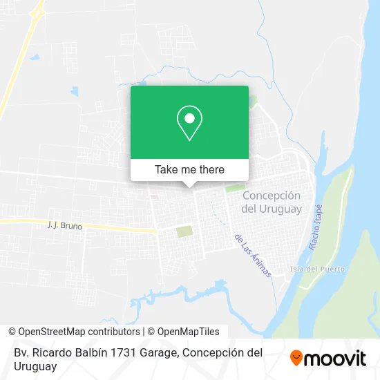 Mapa de Bv. Ricardo Balbín 1731 Garage