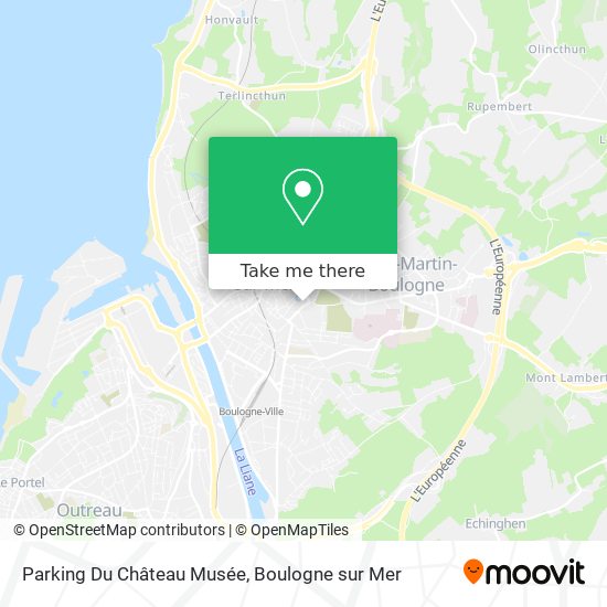 Parking Du Château Musée map