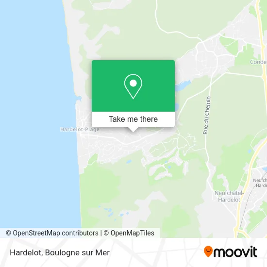 Hardelot map
