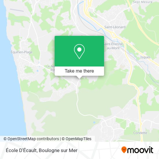 École D'Écault map