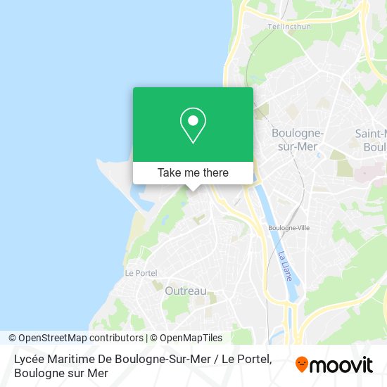Lycée Maritime De Boulogne-Sur-Mer / Le Portel map
