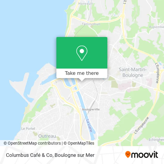 Columbus Café & Co map