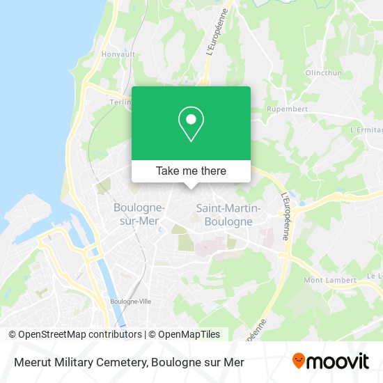 Meerut Military Cemetery map