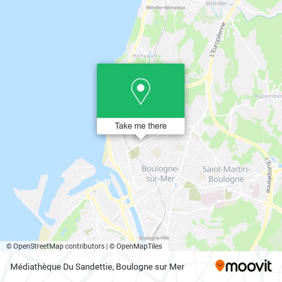 Médiathèque Du Sandettie map