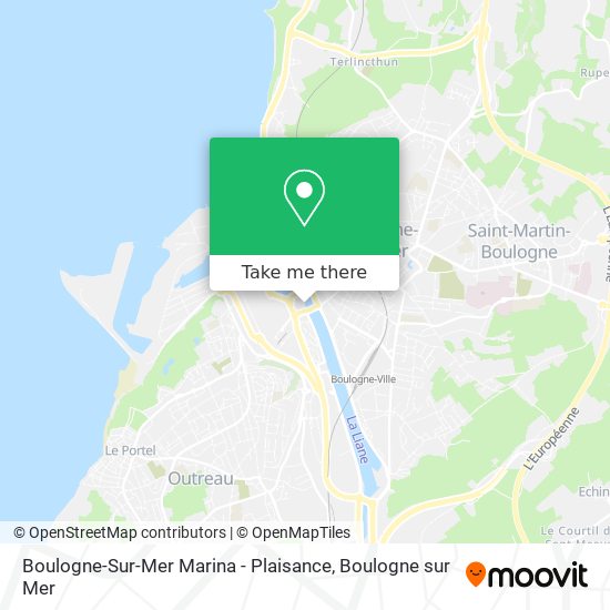 Boulogne-Sur-Mer Marina - Plaisance map