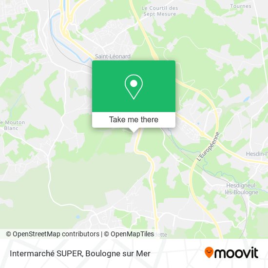 Intermarché SUPER map