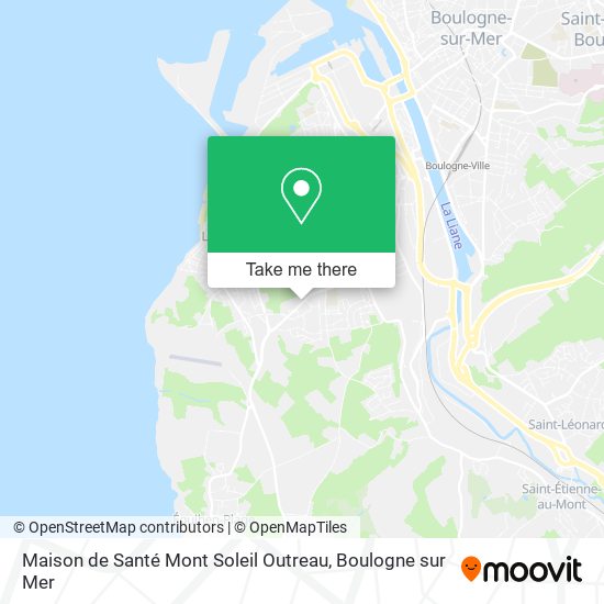 Maison de Santé Mont Soleil Outreau map