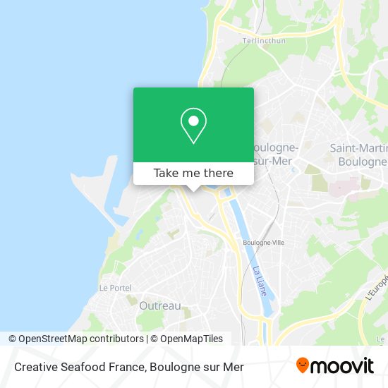 Mapa Creative Seafood France