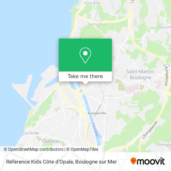 Référence Kids Côte d'Opale map
