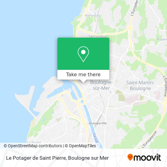 Mapa Le Potager de Saint Pierre