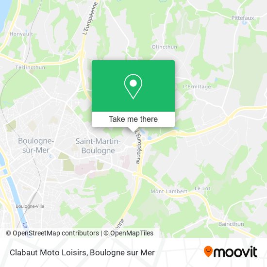 Clabaut Moto Loisirs map