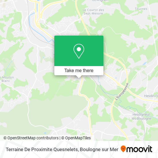 Terraine De Proximite Quesnelets map