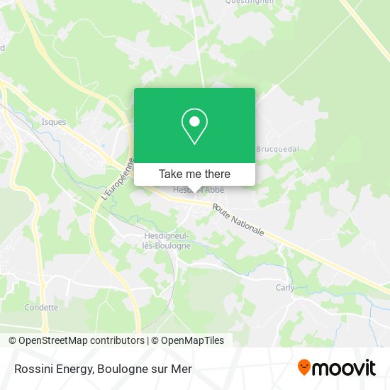 Rossini Energy map