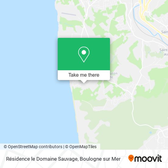 Résidence le Domaine Sauvage map