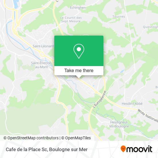 Mapa Cafe de la Place Sc