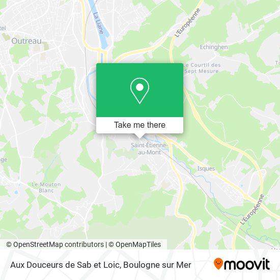 Mapa Aux Douceurs de Sab et Loic