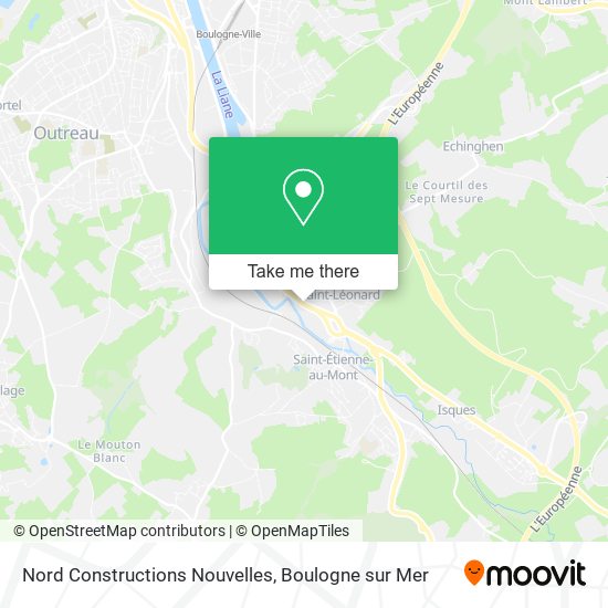 Nord Constructions Nouvelles map
