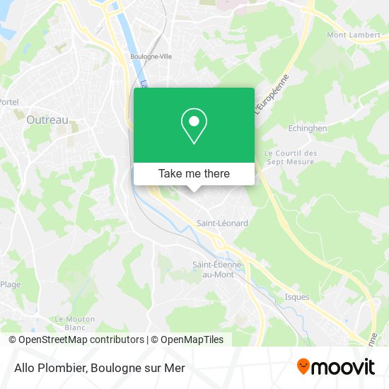 Allo Plombier map