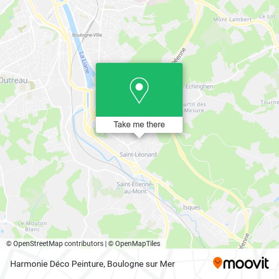 Harmonie Déco Peinture map