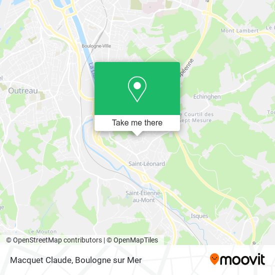 Mapa Macquet Claude