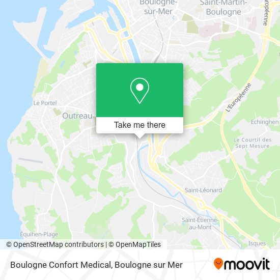 Mapa Boulogne Confort Medical