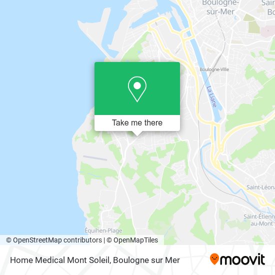 Mapa Home Medical Mont Soleil