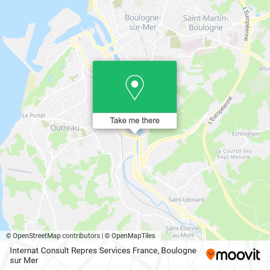 Mapa Internat Consult Repres Services France