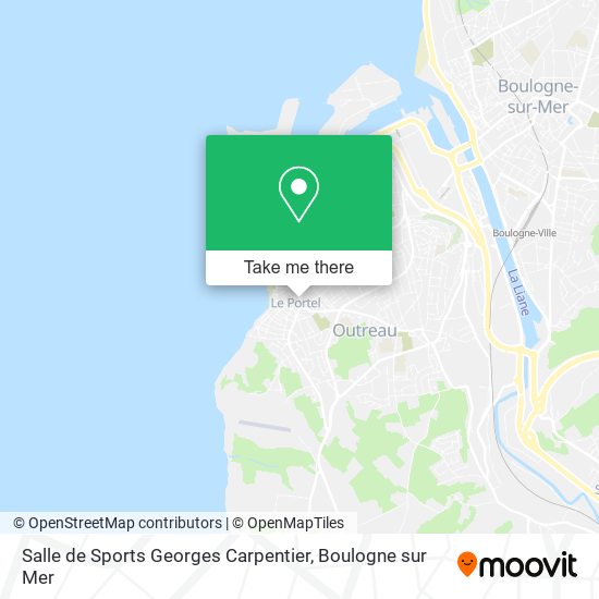 Mapa Salle de Sports Georges Carpentier