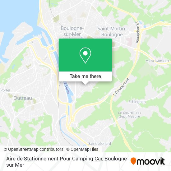 Mapa Aire de Stationnement Pour Camping Car