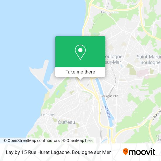 Mapa Lay by 15 Rue Huret Lagache