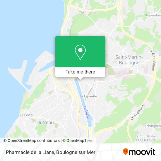Pharmacie de la Liane map