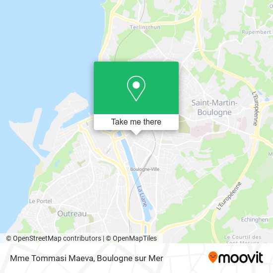 Mapa Mme Tommasi Maeva