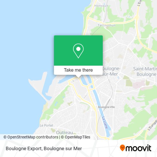 Mapa Boulogne Export