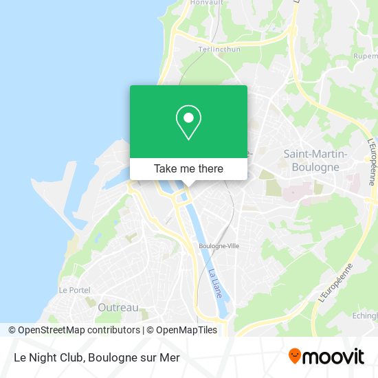 Le Night Club map