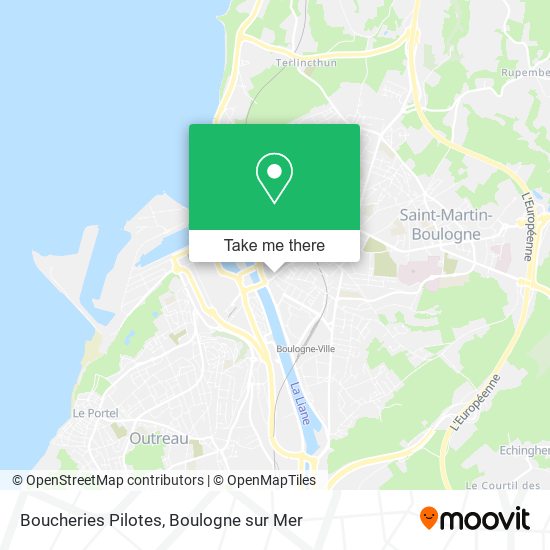 Boucheries Pilotes map