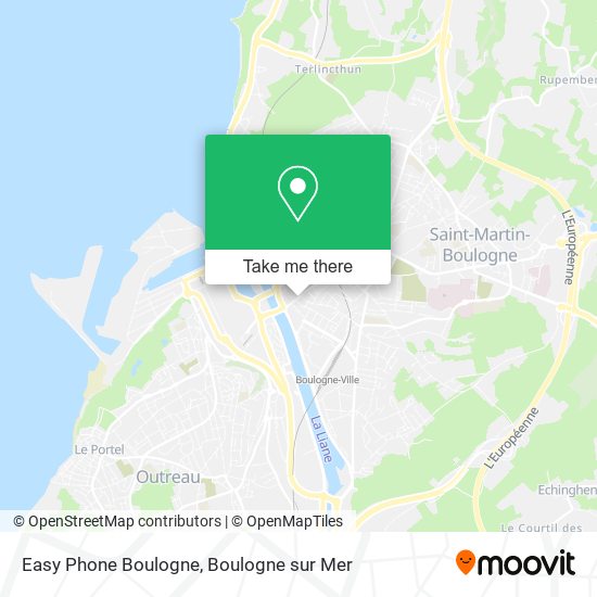 Easy Phone Boulogne map