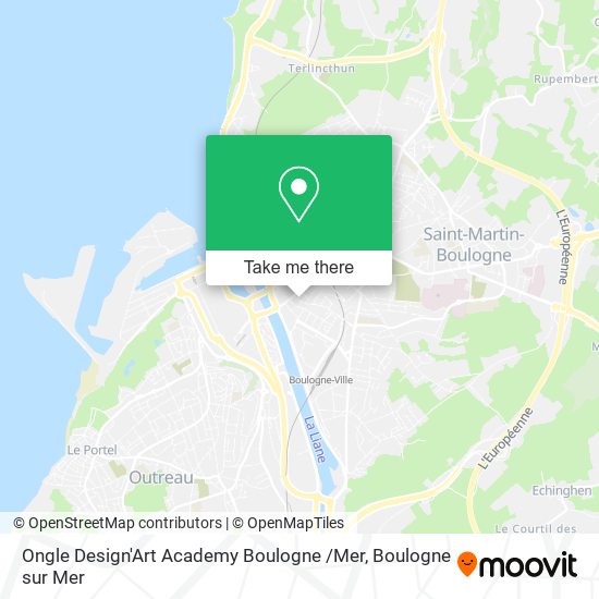 Mapa Ongle Design'Art Academy Boulogne /Mer