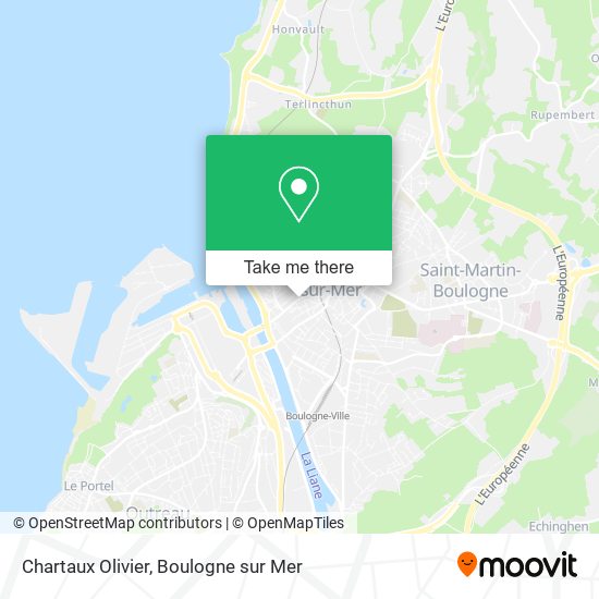 Mapa Chartaux Olivier