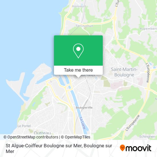 St Algue-Coiffeur Boulogne sur Mer map