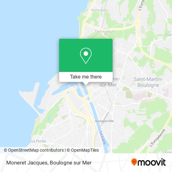 Mapa Moneret Jacques