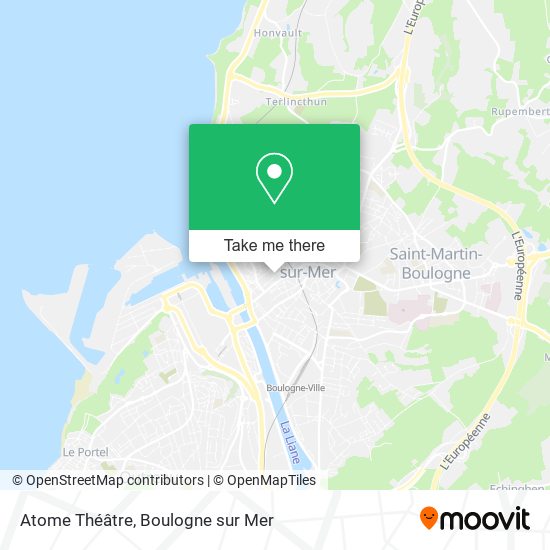 Atome Théâtre map