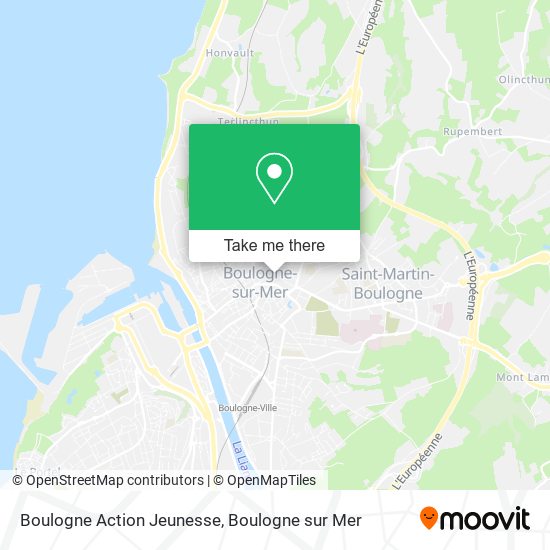 Mapa Boulogne Action Jeunesse