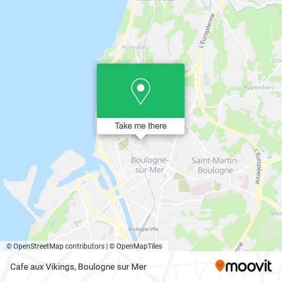 Mapa Cafe aux Vikings